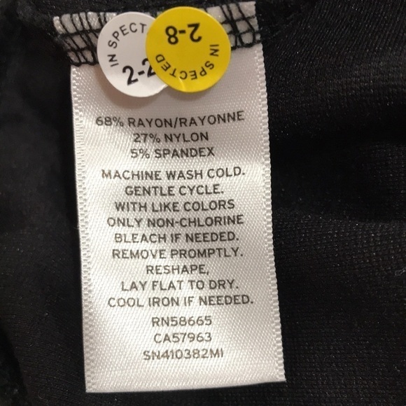 Something Navy black leggings shorts Viking high rise NWT Sz S workout Athletic - Picture 4 of 4